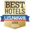 Best Hotels award by US News logo